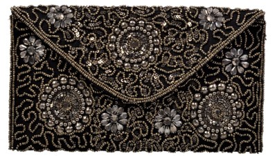 

Duchess Party Black Clutch