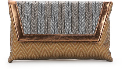 

Elligator Party Brown Clutch
