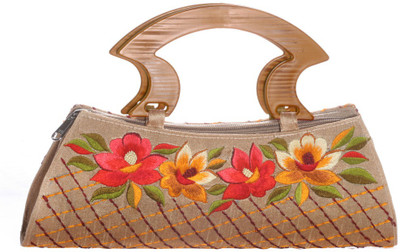 

Soulful Threads Party Beige Clutch