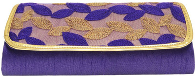 

Bagaholics Party Blue, Gold Clutch