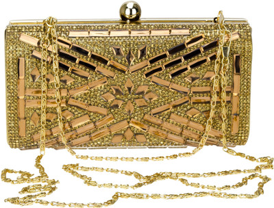 

Genious Casual Gold Clutch