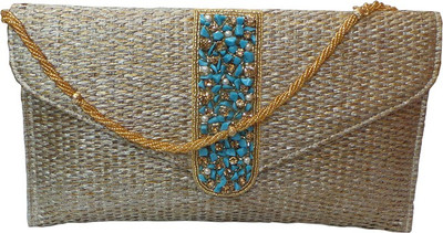 

Bhamini Party Gold Clutch