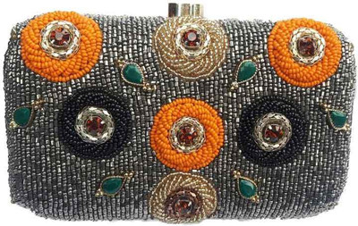 

The Indian Handicraft Store Party Black Clutch