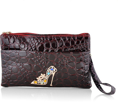 

Eyeslanguage Casual Red Clutch