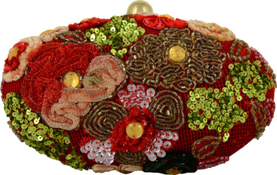 

Tooba Handicraft Party Multicolor Clutch