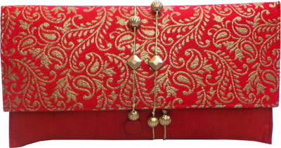

Bhamini Party Red Clutch
