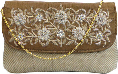 

Bhamini Party Gold Clutch