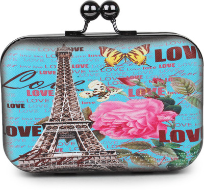 

Amatra Casual Blue Clutch