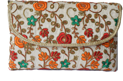 

Mahadev Exports Casual Beige Clutch