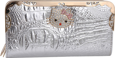 

Jewel Fuel Casual Silver Clutch