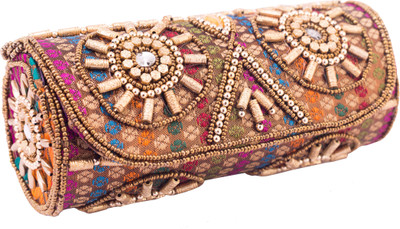 

Kleio Party Maroon Clutch