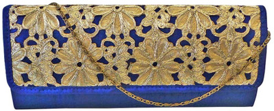

Bhamini Party Blue Clutch