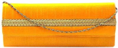 

Bhamini Party Orange Clutch