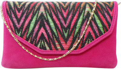 

Bhamini Casual Pink Clutch