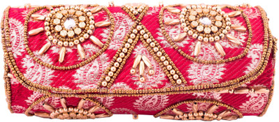 

Kleio Party Maroon Clutch