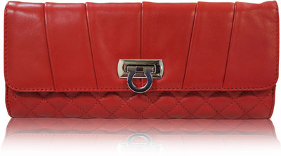 

La Roma Casual Red Clutch