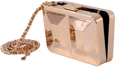 

Fashnopolism Party Gold Clutch