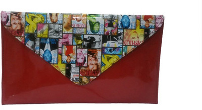 Berries Casual Red Clutch