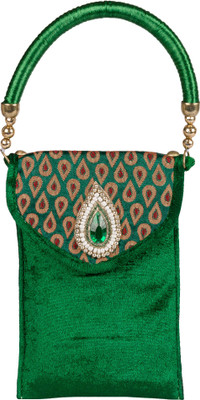 

Starz Casual Green Clutch