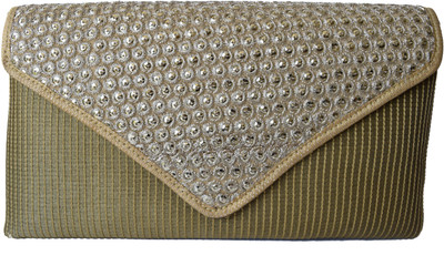 

Mahadev Exports Casual Gold Clutch
