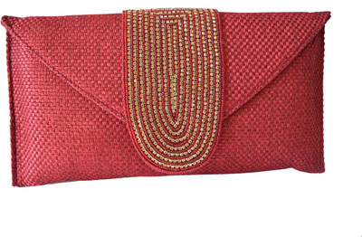 

Mahadev Exports Casual Maroon Clutch