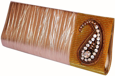 

Stonkraft Party Gold Clutch