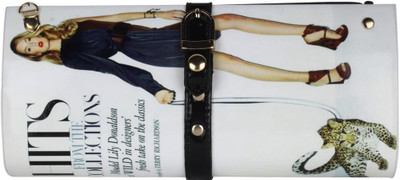 

DnS Casual White Clutch