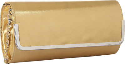 

Alessia Casual Gold Clutch