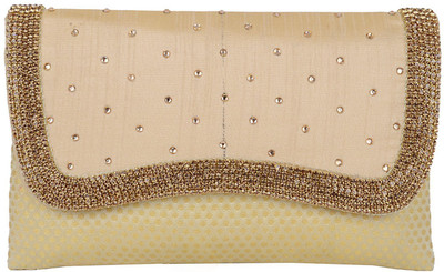 

Bagaholics Casual Gold Clutch