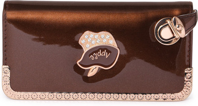 

UROOJ Casual Brown Clutch