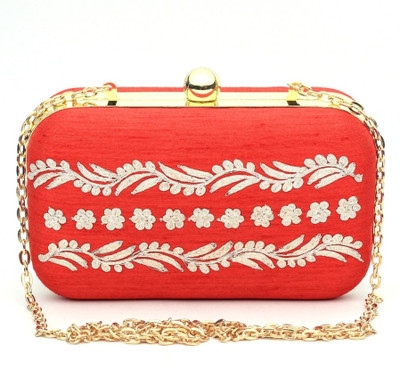 

Hepburnette Party Red Clutch