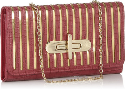 

Addons Casual Maroon Clutch