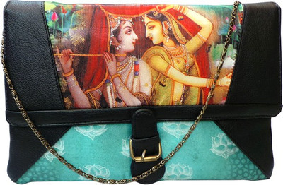 

Bhamini Casual Black Clutch