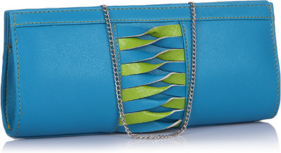 63% OFF on Butterflies Casual Blue Clutch