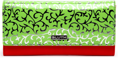 

Bluth Casual Green, Red Clutch