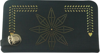 

slunk Casual Black Clutch