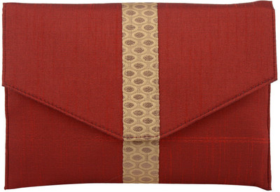 

Bagaholics Party Maroon, Gold Clutch, Gold;maroon