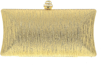 

The Ethnic Wears Party Gold Clutch
