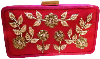 

The Indian Handicraft Store Party Maroon Clutch
