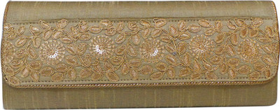 Bhamini Party Gold Clutch