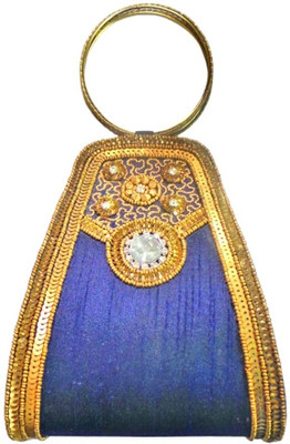 

Bhamini Party Blue Clutch