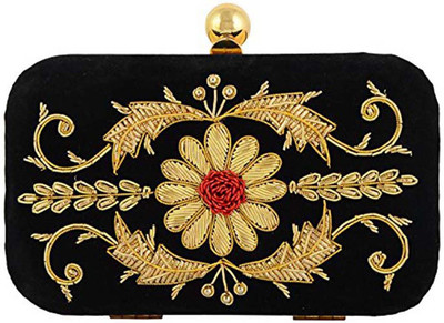 

Duchess Party Black, Gold Clutch