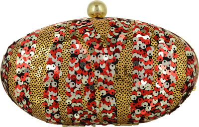 

Tooba Handicraft Party Multicolor Clutch