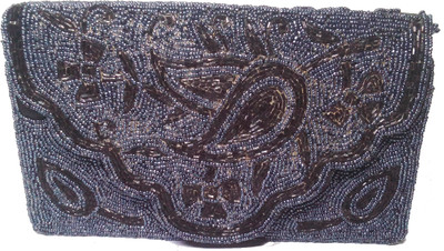 

Craft Benaras Party Black Clutch