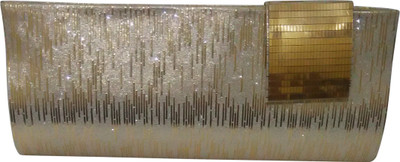 

KVM Casual Gold Clutch
