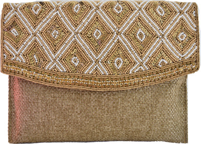 

Mahadev Exports Party Gold Clutch