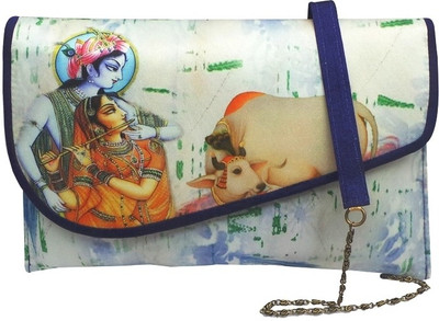 

Bhamini Party Blue Clutch