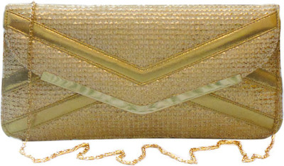 

Bhamini Party Gold Clutch