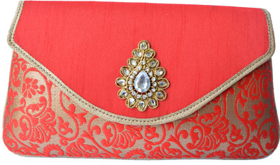 

Mahadev Exports Casual Red Clutch