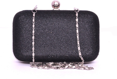 

Berrypeckers Party Black Clutch